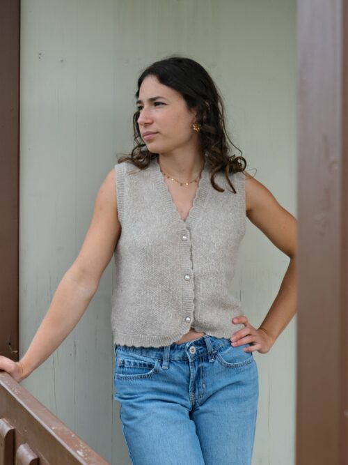 Gilet sans manches BYNADIKA beige