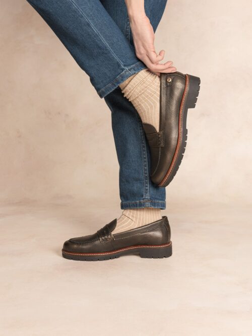 Mocassin en cuir CARISTA