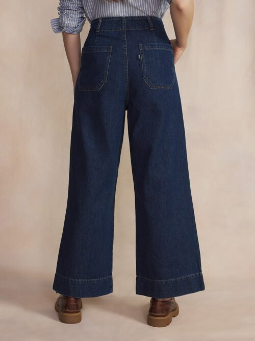 Dos jean coupe large FAHRAHUI