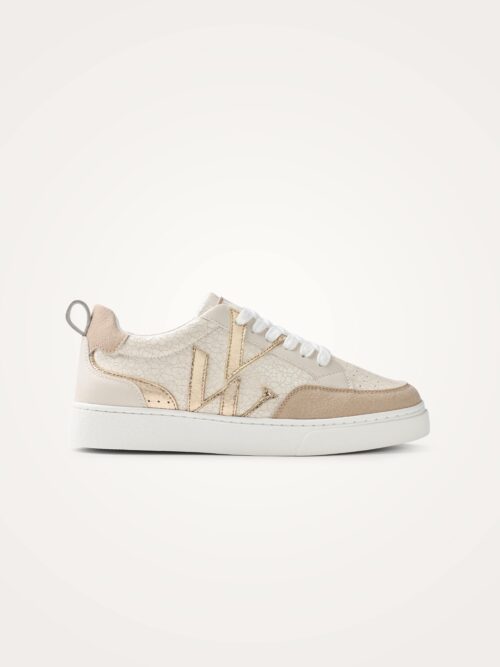 Basket Joyce Vanessa Wu beige et or
