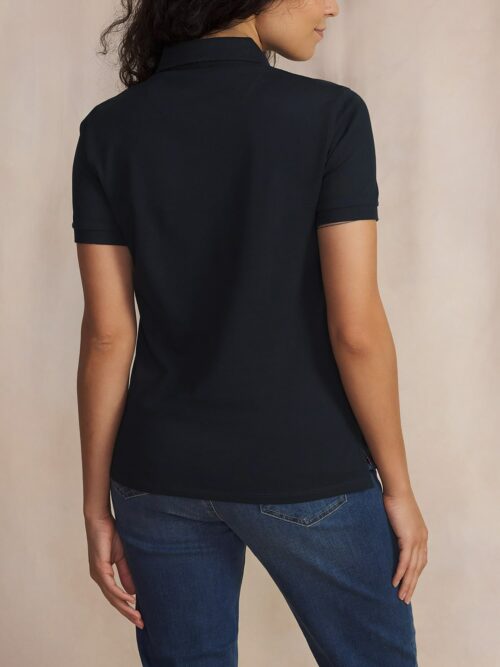 Dos polo manches courtes bleu LEYLAPOL