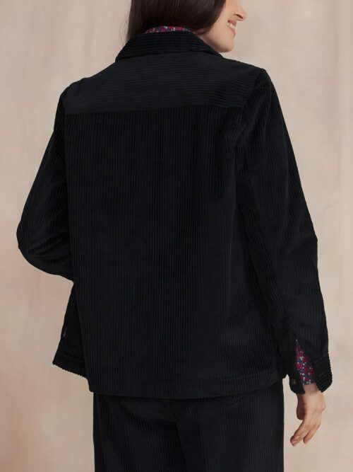 Dos surchemise marine en velours PATSYSUR