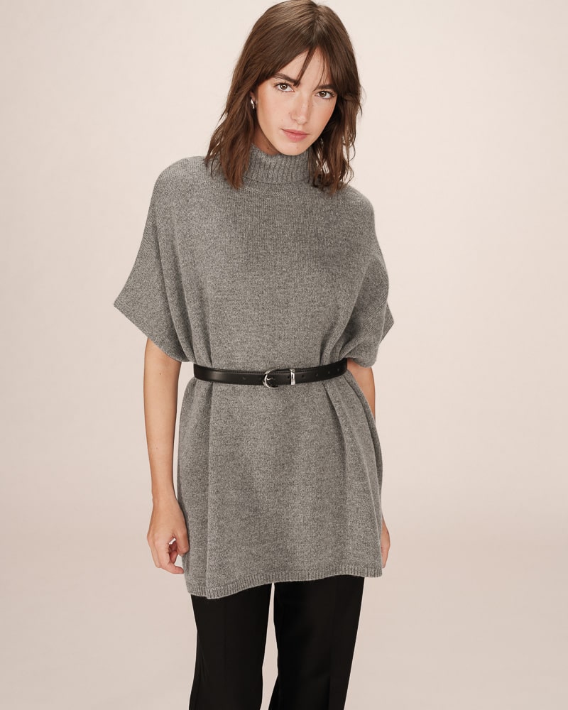 Pull en maille SAISON anthracite