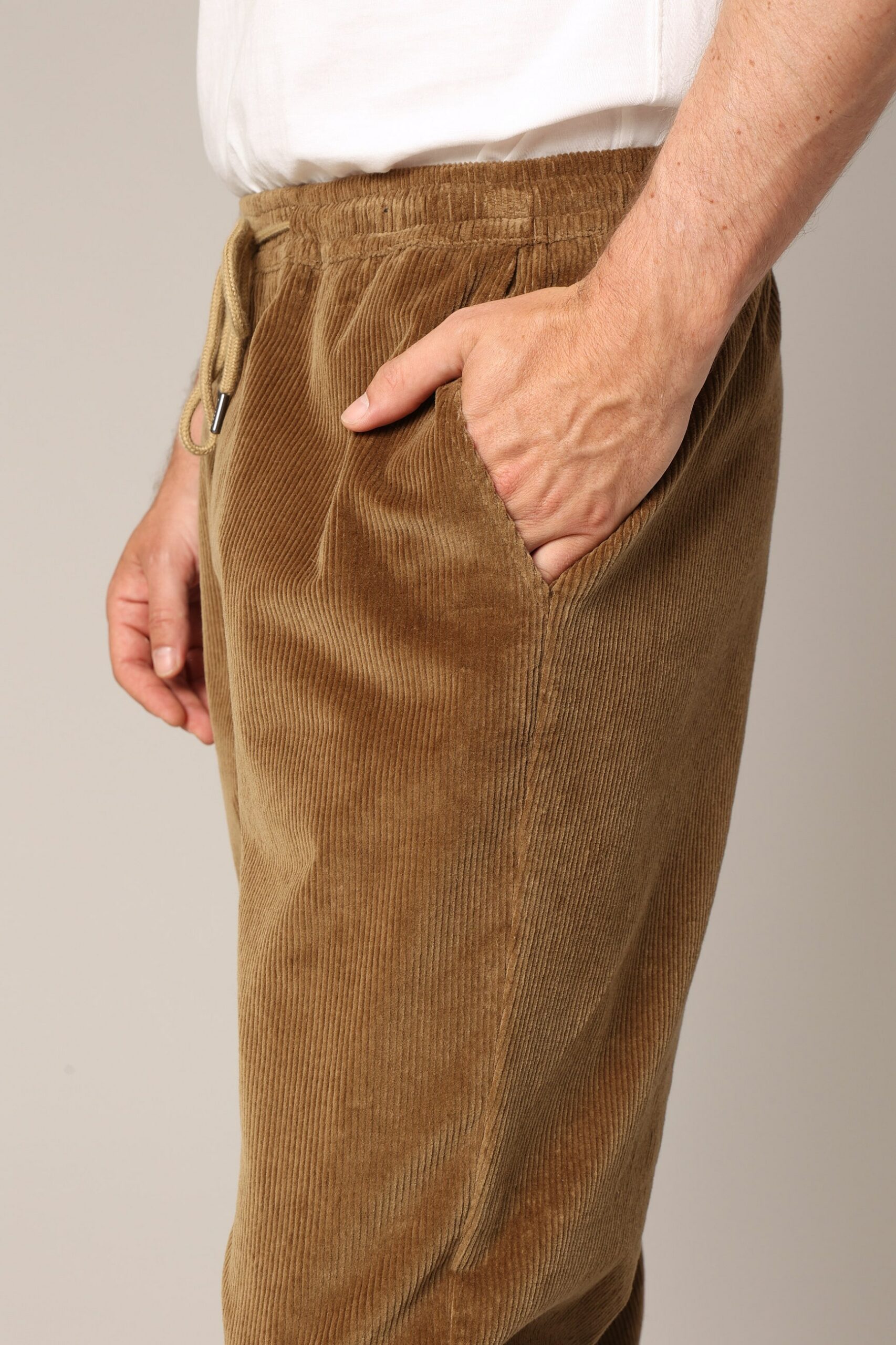 Pantalon Velours LEANDRE Beige