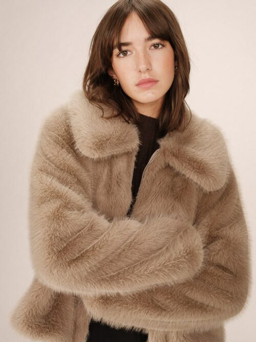 Manteau fausse fourrure shonna