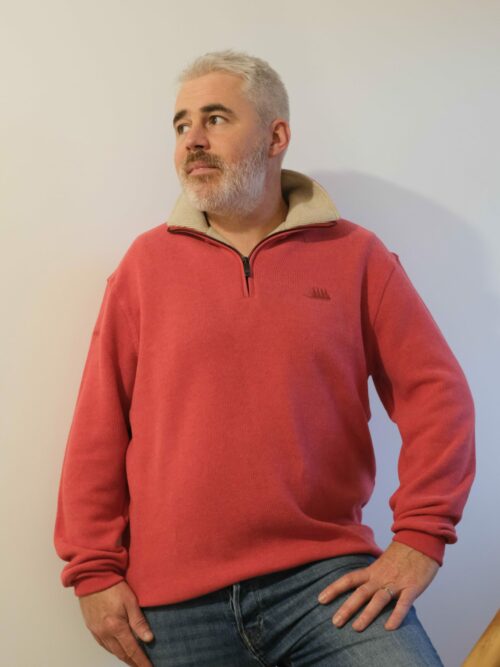 Sweat TRIEUX framboise Cap Marine