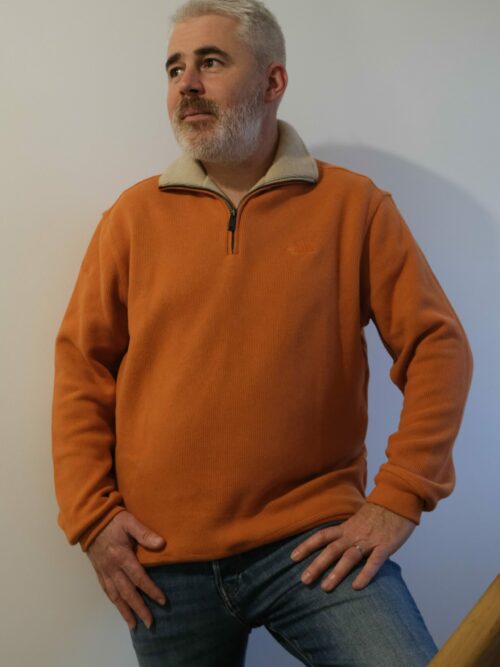 Sweat TRIEUX orange Cap Marine