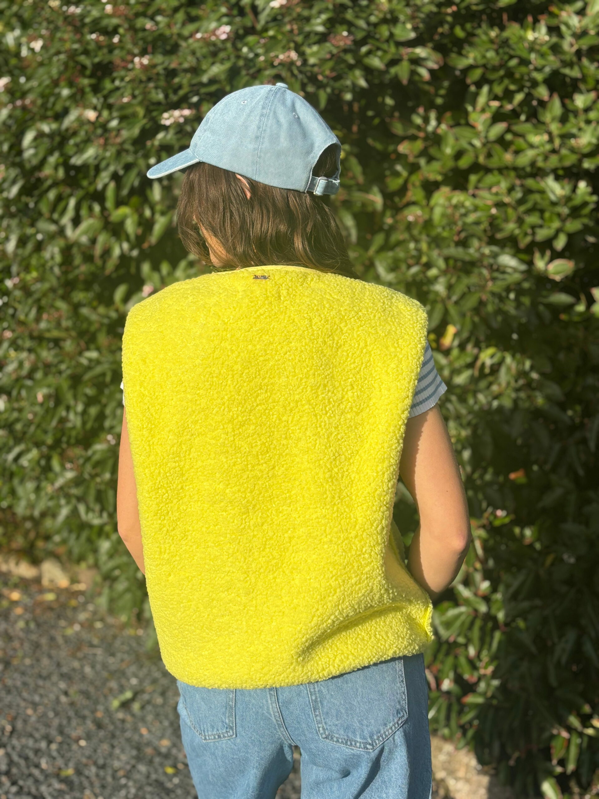 Gilet sans manches OLERA jaune fluo